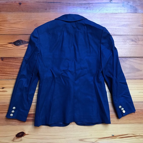 Pendleton Navy Wool Gold Button Blazer, EUC, 0/2 - Picture 13 of 14